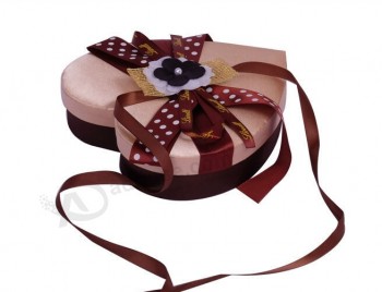 LiEbevolle Satinabdeckung Hochzeitsgeschenkbox (Ac-026) Für benutzerdefinierte mit Ihrem Logo