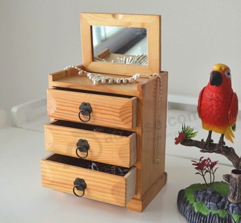 Custom high-end Multifunctional Wooden Bijou Cabinet