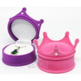 Custom high-end New Crown Shape Pendant Display Box