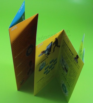 Wholesale custom high quality Printing Folded Leaflet