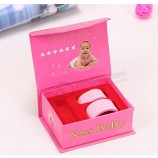 Custom high-end Pink Happy Birthday Gift Box for Baby Bangles