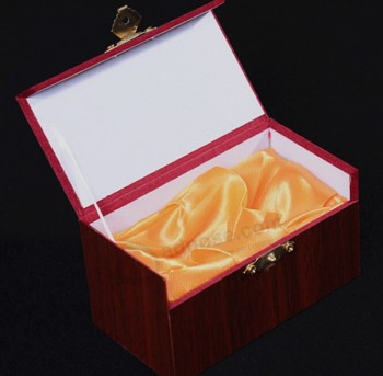 Custom high-end Wood Grain Paper Covering Giftware Box