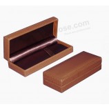 Custom high-end Luxury Brown Leather Pen Display Box