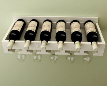 Haut personnalisé-Toit mural de Stockage de vin mdf