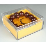 Custom high-end Transparent Plastic Display Box for Bead Chain