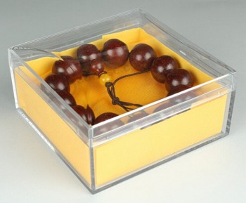 Custom high-end Transparent Plastic Display Box for Bead Chain
