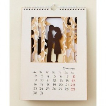 Calendari da PApàrete StamPApàti personalizzati di alta qualità per il nuovo anno (Nb-019)