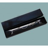 Custom high-end Glossy Black Silver Hand Chain Packing Box