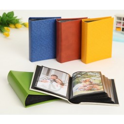 Custom high-end Multicolored Leather Photo Album with Insert Type (PA-005) with your logo