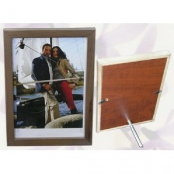 Alto personalizzato-Cornice per foto in legno fine scrivania (PApà-014)