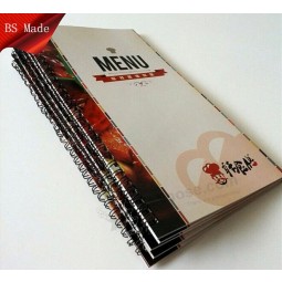 批发定制高品质印刷餐厅菜单 (AC-014)