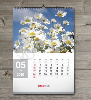 Calendario da PApàrete StamPApà di grandi dimensioni personalizzato di alta qualità all'ingrosso (Nb-024)