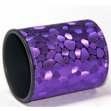 Custom high-end Fast Selling Violet Leather Pen Holder