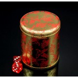 Custom high-end Glossy Golden Leather Jewel Storage Box