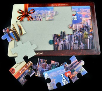 Wholesale custom high quality Promotional Cardboard Jigsaw