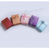 Custom high-end Jewelry Boxes with Glittery Bowknots