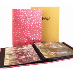 AangeVaderSte hooGte-Einde 2017 snelverkopende leren eMbossing lederen albums (Ac-016)