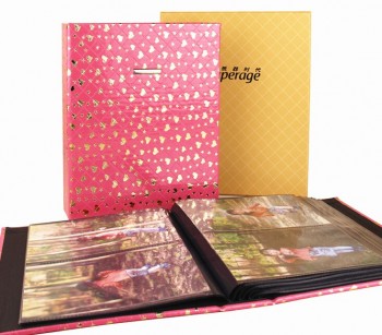 Custom high-end 2019 Fast Selling Embossing Leather Children Albums with your logo