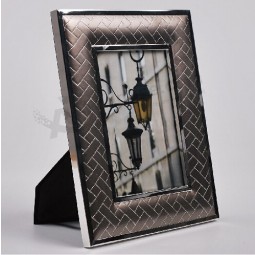 Wholesale custom high-end Classic Black PU Leather Business Gift Frame (WF-047) with your logo