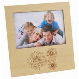 Haut de gamme personnalisé-Fin nature bois couleur famille photo cAnnoncere