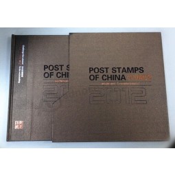 Haut de gamme personnalisé-Fin recueillir album de tiMbres avec étui