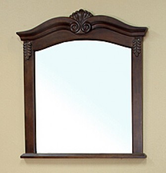 оптовая изготовленная на заказ высокая-торцевая стена висит деревянная косметическая зеркальная рамка