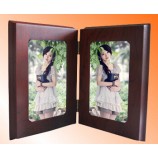 Haut de gamme personnalisé-Fin double cAnnoncere pliable avec forme de couverture de livre