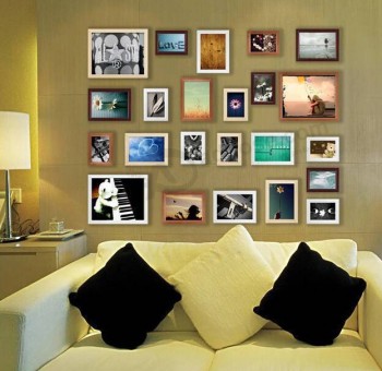 Großhandel benutzerdefinierte hoch-Ende sortierte Wandfotorahmen für Wohnzimmer