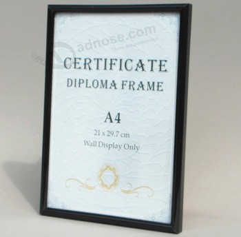 Commercio all'ingrosso di alta personalizzato-Fine di vendita caldo cornici certificato diploma a4
