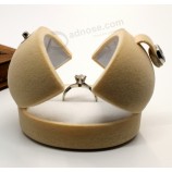 Wholesale custom 2017 New Flocking Ring Showing Box