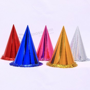 Groothandel cuStom hoge kwaliteit kleurrijke folie Vaderpier game hoeden