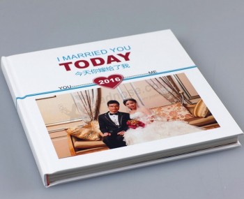 оптовая изготовленная на заказ высокая-конец издание обязательный свадебный альбом