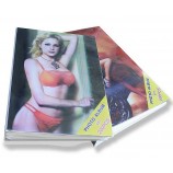 Haut de gamme personnalisé-Fin albums d'albums de couverture impression 3d sexy