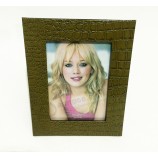 Wholesale custom high-end Glossy Leather Paper Board Photo Frame