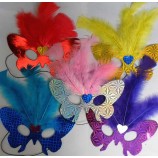 Wholesale custom high quality Private Party Feather Masks