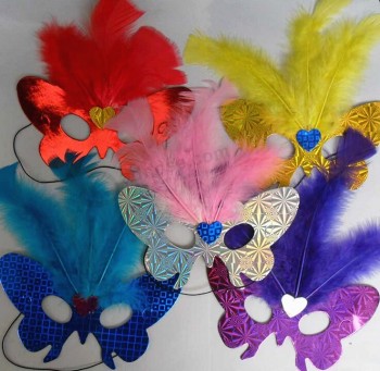 Wholesale custom high quality Private Party Feather Masks