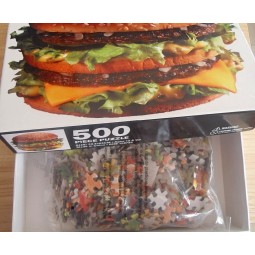 Wholesale custom high quality Promotional 3D Toy Jigsaw for Restaurant