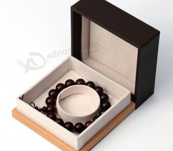  Boîte de cAnnonceeau en gros de perles de bouddha personnalisé avec base en bois