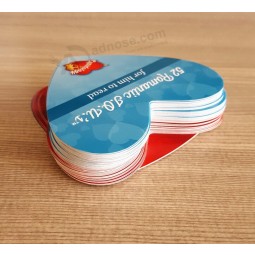 批发定制高品质爱心形状纸游戏卡