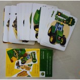 Wholesale custom high quality Cute Cartoon Printing Paper Game Cards