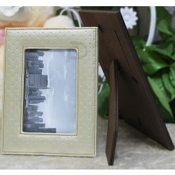 Wholesale custom high-end Hight Quality Stitching Leather Picture Frames