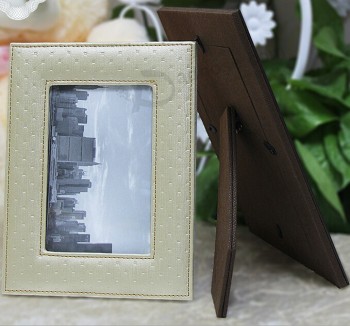 Wholesale custom high-end Hight Quality Stitching Leather Picture Frames