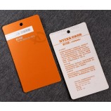 Printed Paper Hang Card with Hole for custom with your logo