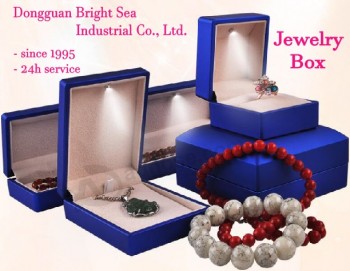  Boîtes de bijoux personnalisées en gros avec des lumières led