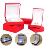 Wholesale custom Hot Selling Jade Jewelry Boxes with LED Lights