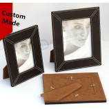 Haut de gamme personnalisé-Bout filetage des cAnnonceres photo en cuir