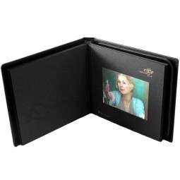 álbum de fotos de cartão preto clássico Para personalizDe Anúncios.o com seu logotipo