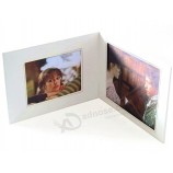 Livre d'album photo en cuir pvc blanc pour la coutume avec votre logo