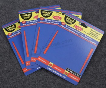 UV Protection Header Paper Card for custom with your logo