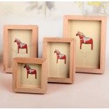 CAnnonceres de photo en bois de hêtre nature pour personnalisé avec votre logo